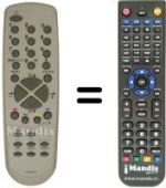 Télécommande équivalente Sinudyne 14605