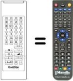 Télécommande équivalente LG CBT2162M