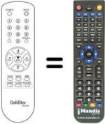 Télécommande équivalente LG 105-230A