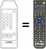 Télécommande équivalente LG 105-520H