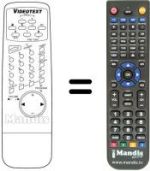 Télécommande équivalente Irradio FTC1449