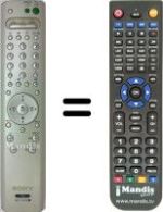 Télécommande équivalente RM-Y1002