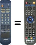 Télécommande équivalente Samsung 3F14-00034-140