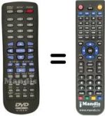 Télécommande équivalente REMCON408