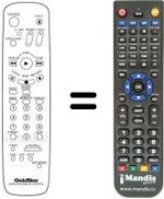 Télécommande équivalente LG 597-086F