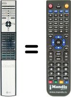 Replacement remote control LG 6710V00100A