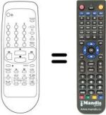 Télécommande équivalente SCHNEIDER SVC298
