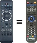 Replacement remote control Philips 996510029696