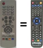 Replacement remote control Samsung CB15N112T
