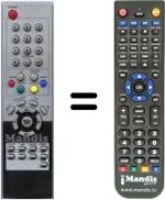 Télécommande équivalente RCL-06
