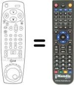 Télécommande équivalente LG AH999P