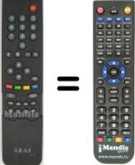 Télécommande équivalente RCN612