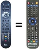 Télécommande équivalente LG 20LS2R