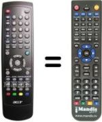 Télécommande équivalente REMCON612