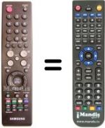 Télécommande équivalente BN59-00507B
