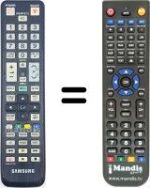 Télécommande équivalente Samsung UE32C6200RS/XZG