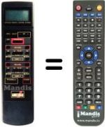 Télécommande équivalente Amstrad DD9901