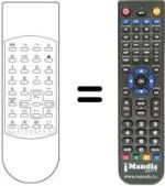 Télécommande équivalente Technisat TV55-303
