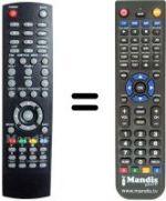 Télécommande équivalente Denver DMB-112HDP01