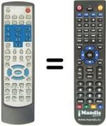 Télécommande équivalente REMCON739