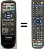Télécommande équivalente Panasonic TH-42PW3