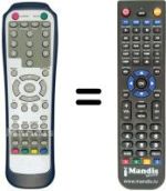 Replacement remote control GOLD GENESISGDTV32