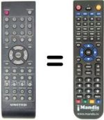 Replacement remote control United REMCON104