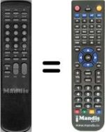 Télécommande équivalente Haier HT030808