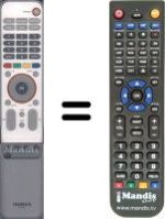 Replacement remote control Humax NR-301