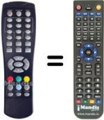 Replacement remote control Adb I-CAN100TAIR