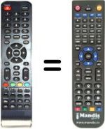 Replacement remote control INTV2414AB