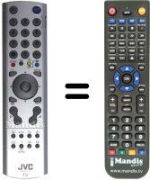 Télécommande équivalente JVC HV-28P40BJ