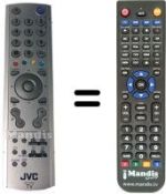 Replacement remote control JVC LT-42DY8ZG