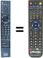 Télécommande équivalente REMCON673