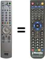 Télécommande équivalente REMCON300