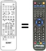 Télécommande équivalente Sony KVX-2130B