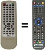 Replacement remote control REMCON1381