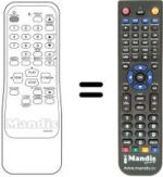 Télécommande équivalente Funai 14TVR1100