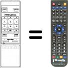 Télécommande équivalente RC92