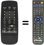 Télécommande équivalente Philips VR46507