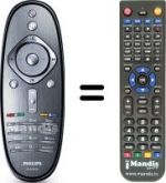 Replacement remote control Philips 46PFL7695M / 08