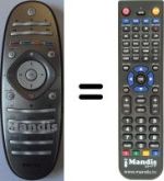 Replacement remote control Philips 50PFL7956T / 12