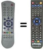 Replacement remote control Medion TM64
