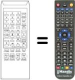 Télécommande équivalente RC1021E