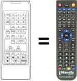 Télécommande équivalente RC1067E