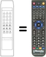 Télécommande équivalente RC144