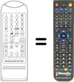 Télécommande équivalente RC202