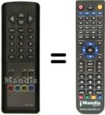 Télécommande équivalente RC2134