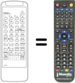 Télécommande équivalente RC37
