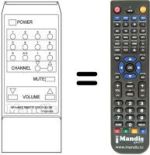 Télécommande équivalente RC49